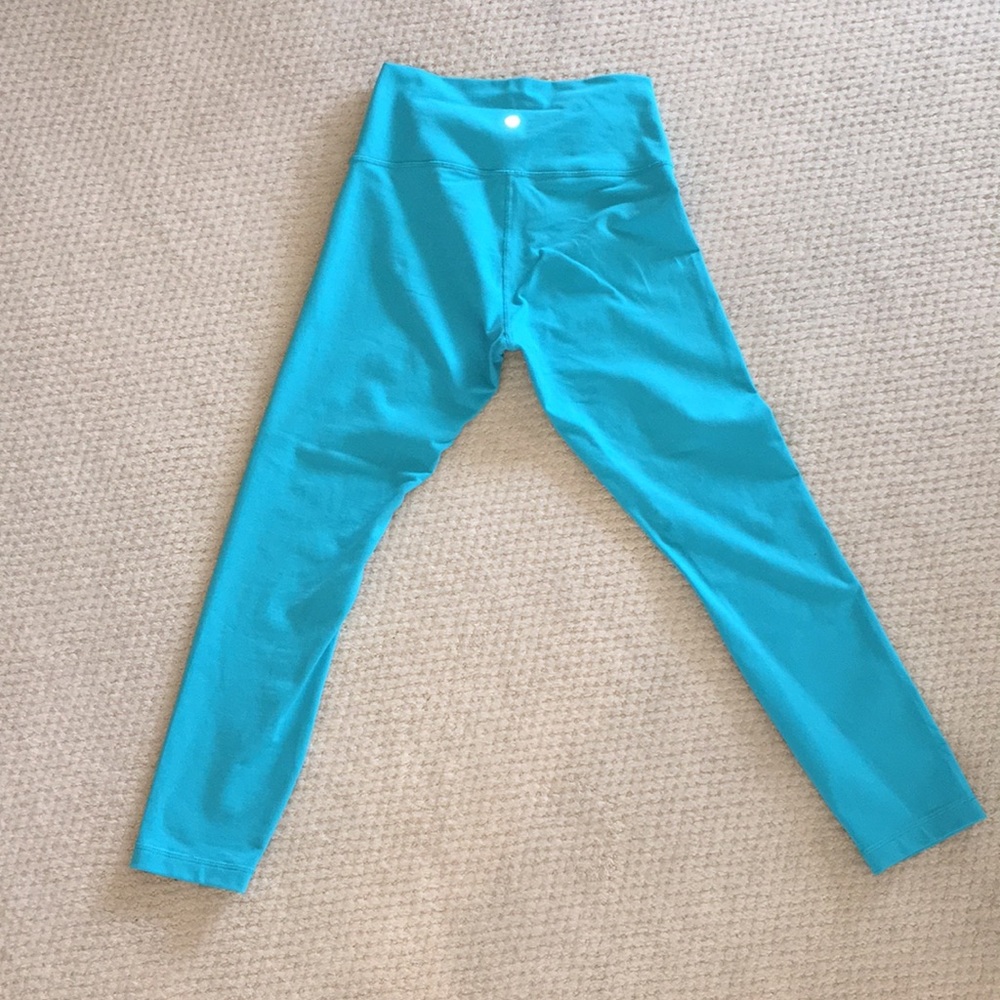 Lululemon yoga pants leggings high waist Capri
